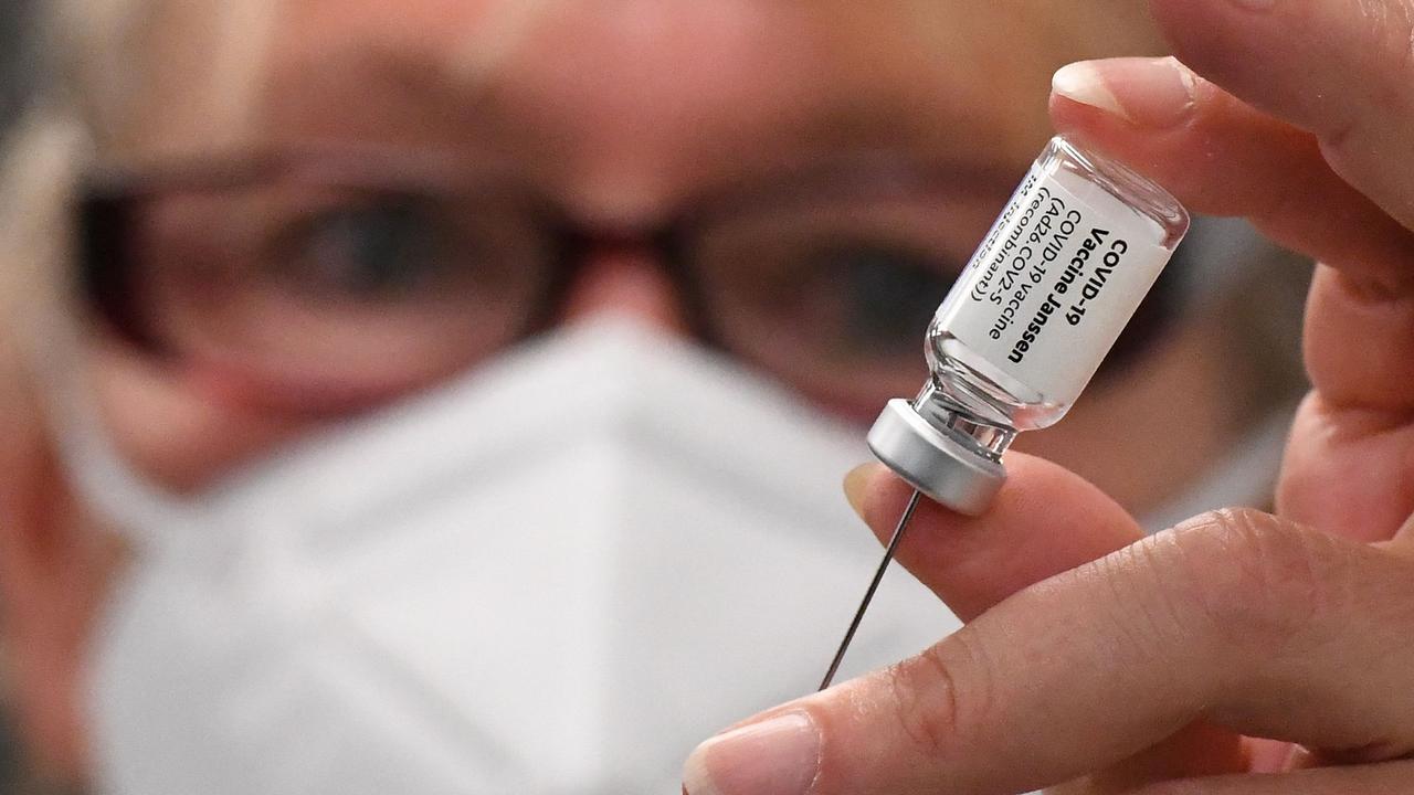 An assistant prepares a Covid-19 vaccine. Picture: Tobias Schwarz/AFP