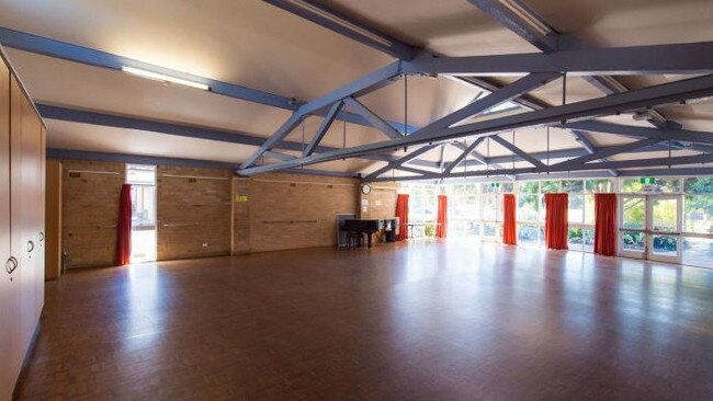 One of the halls in the Nelson Heather Community Centre at Warriewood. Picture: Northern Beaches Council