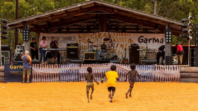 A general view of bungal grounds at the Garma Festival. Picture: Tamati Smith/ Getty Images