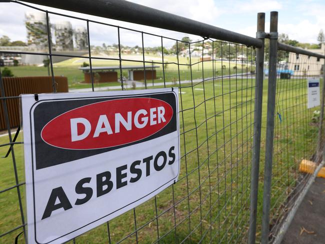 Asbestos was found in mulch at the Rozelle Parklands. Picture: NCA NewsWire