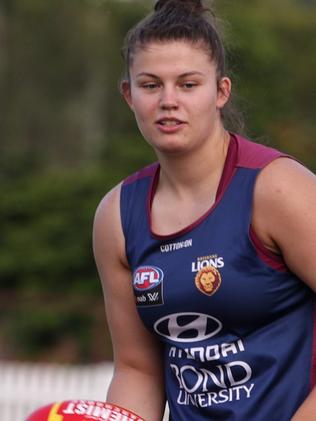 Lions recruit Bella Ayre will play her first game for the club on Saturday night. Picture: lions.com.au