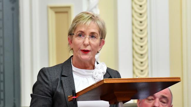 Mudgeeraba MP and frontbencher Ros Bates at Parliament. (AAP Image/Darren England)