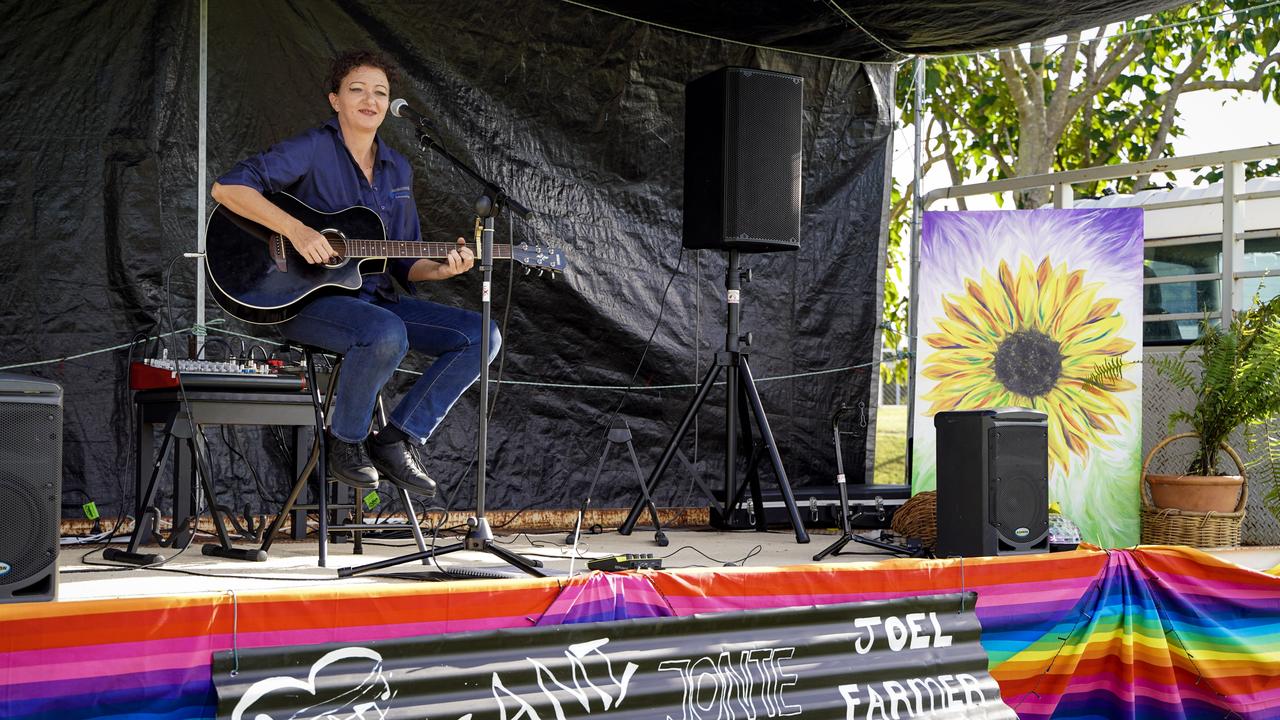 Live music at the Calen Country Fair, Saturday, May 29, 2021. Picture: Heidi Petith