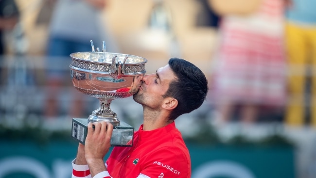 However, he will be able to contest the 2022 Roland-Garros after the French Government sensationally backflipped on its COVID-19 vaccine pass and mask rules. Picture: Tim Clayton/Corbis via Getty Images