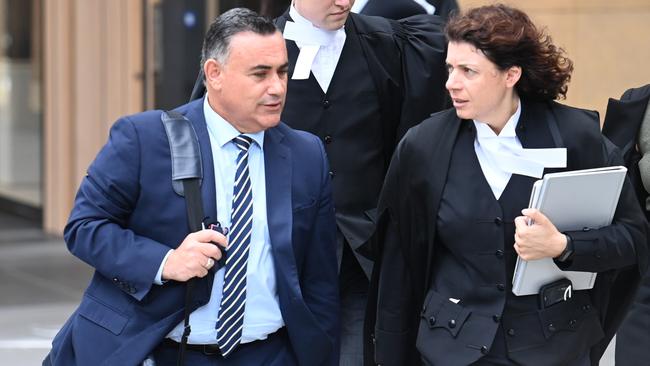 Former NSW Deputy Premier John Barilaro gave evidence during the case which he argued Google kept Friendly Jordies videos online that defamed him.