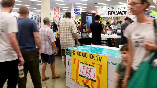 JB Hi-Fi. Picture: Tony Martin