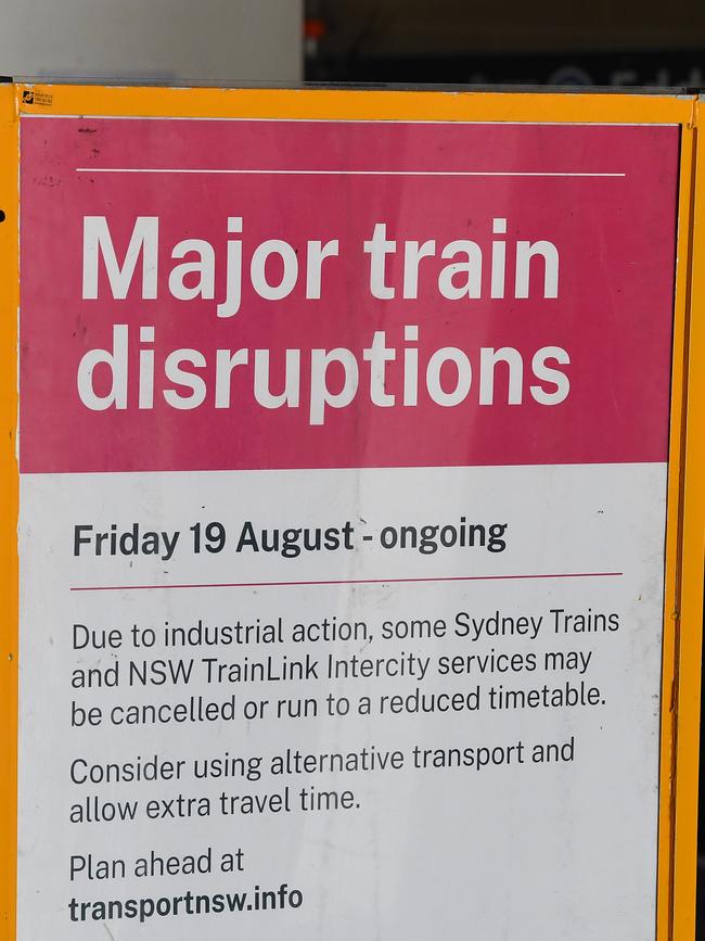 Rail strikes also caused commuter chaos amid the pay dispute with the previous government last year.