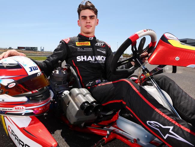 MELBOURNE, AUSTRALIA - DECEMBER 20: James Wharton poses at the Todd Road Go Karting Track on December 20, 2024 in Melbourne, Australia. (Photo by Morgan Hancock/Getty Images for AGPC)