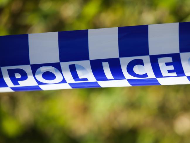 SYDNEY, AUSTRALIA - Newswire Photos - MAY 23 2023: A  general stock view of Police tape on a crime scene in Sydney.  Picture : NCA Newswire / Gaye Gerard