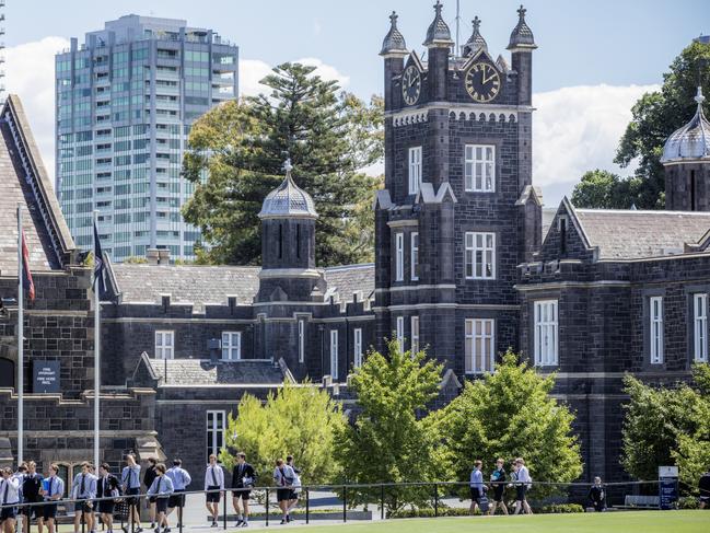 Melbourne Grammar School's campus in the CBD. The school is chair of an international group of boarding schools, which offer each other expertise and support.