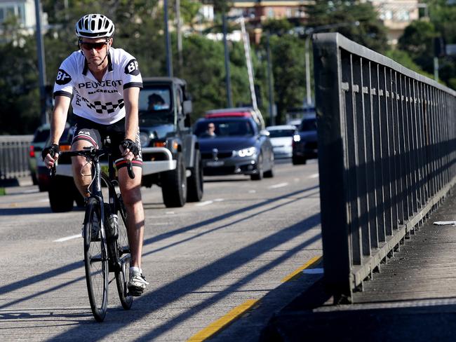 Cyclists are taking a faster route through The Spit. Picture: Annika Enderborg