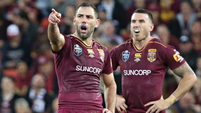 Cameron Smith points the finger in Origin I.