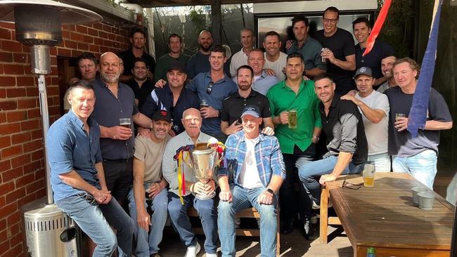 The Brisbane lions 20-year flag reunion featuring Collingwood premiership coach Craig McRae. Picture: Supplied