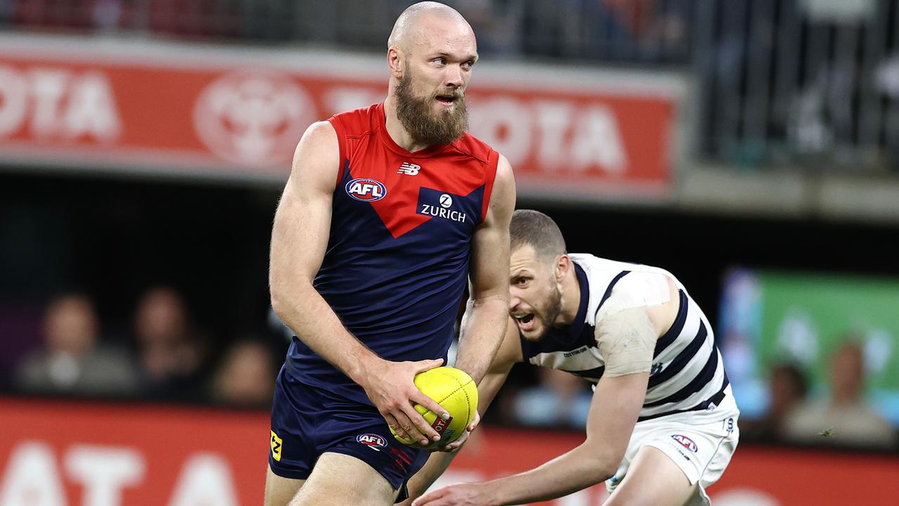 Mick McGuane thinks Melbourne captain Max Gawn can lead his side to this year’s premiership. Picture: Michael Klein