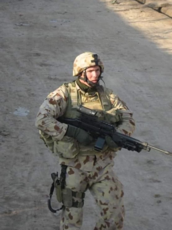 Scott Steer served in Afghanistan and Iraq with the 6th Battalion Royal Australian Regiment between 2005 and 2010. Picture: Supplied