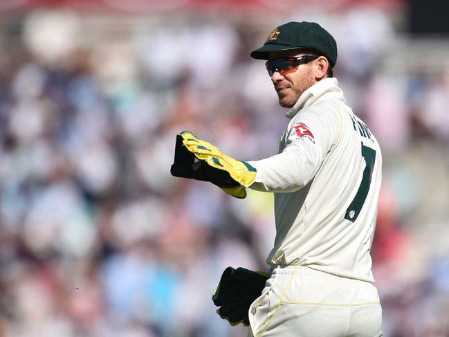 Tim Paine’s batting was criticised during his tenure in the Test team. Picture: AFP