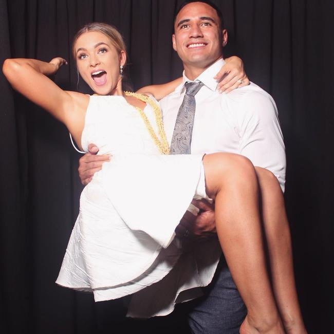 Natalia and Valentine Holmes married in Townsville in May after a month of planning. Photo: Supplied