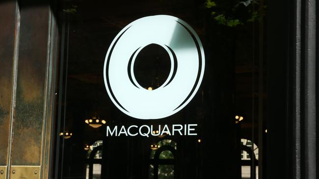 04/11/2022. MACQUARIE. Business stock logo pictures. Sydney CBD. Britta Campion / The Australian