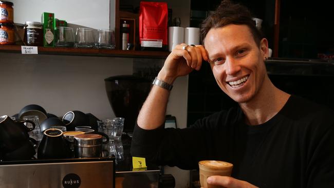 Barista Matt Whiteley is one of the face’s behind Unground, the locally-roasted coffee.