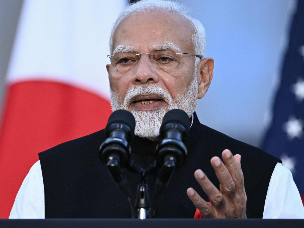 Indian Prime Minister Narendra Modi was the only strong leader at the summit. Picture: Brendan Smialowski