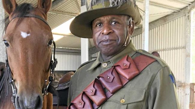 HONOURING: Eugene Ghee will be riding in this year's Anzac Day parade in Gatton. Picture: Contributed