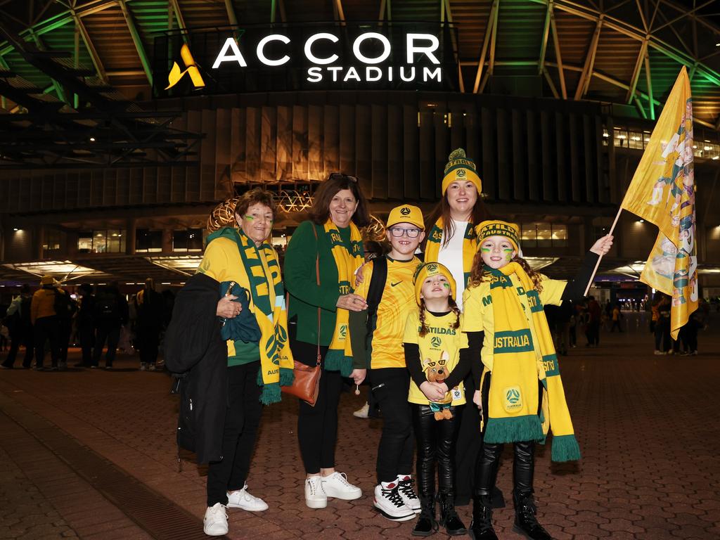 The crowd at Accor stadium is building nicely. Picture: Getty Images