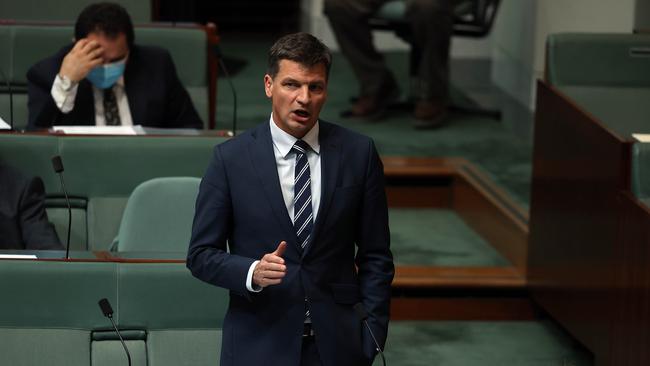 Energy and Emissions Reduction Minister Angus Taylor, above, says ‘investments in projects like this one will help to unlock reliable electricity supply’. Picture: NewsWire / Gary Ramage