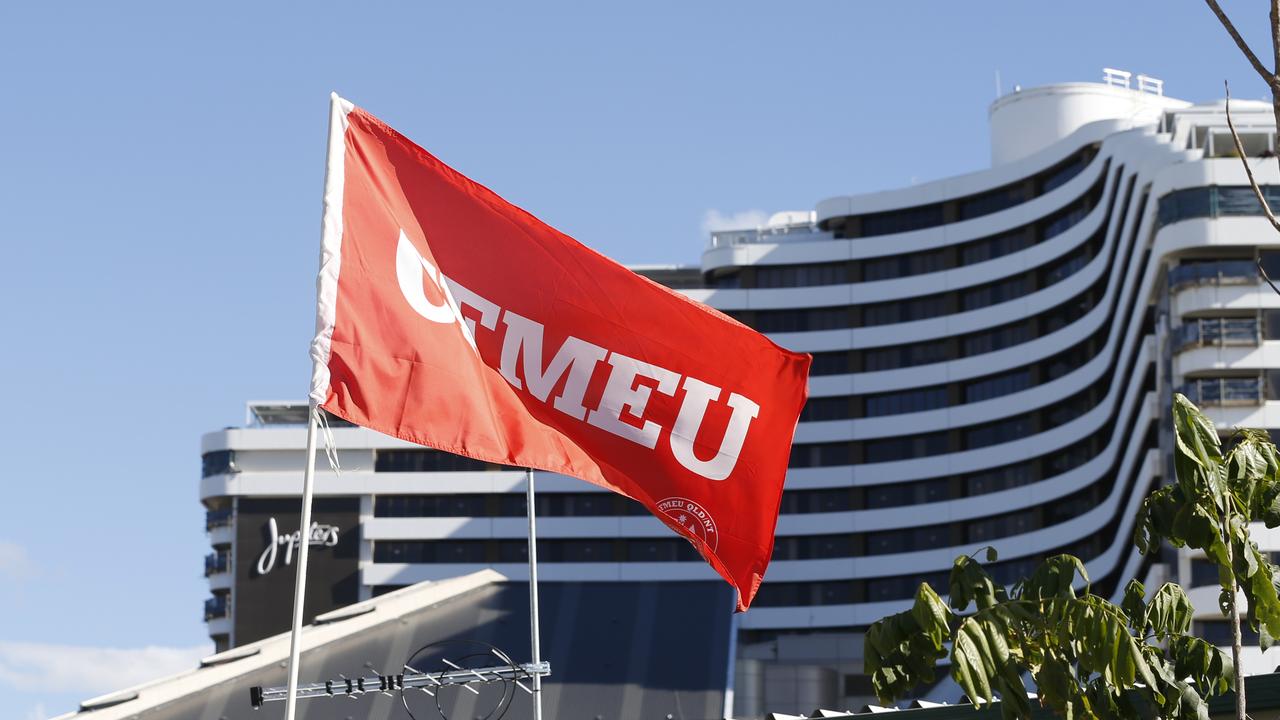 An injunction has been granted against alleged unlawful industrial action at the Inner City South Secondary College construction site. Picture: Jerad Williams