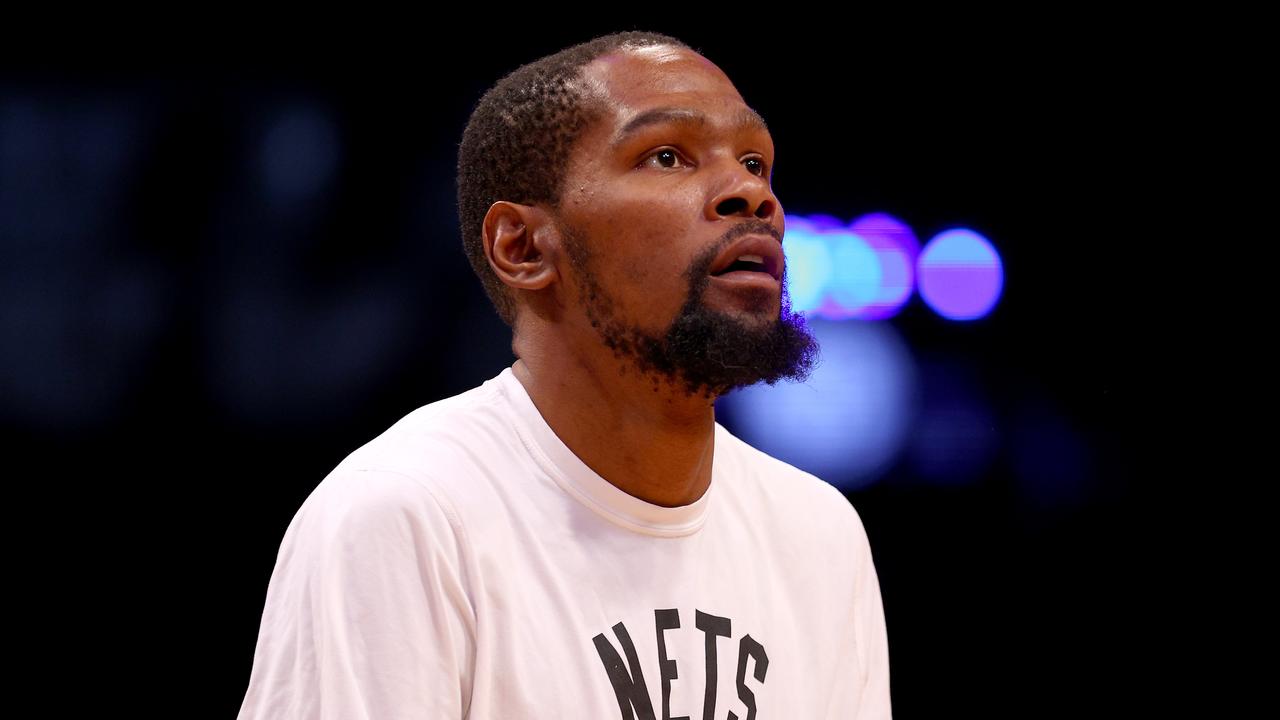 The Boston Celtics have emerged as a potential landing spot for Kevin Durant. (Photo by Elsa/Getty Images)