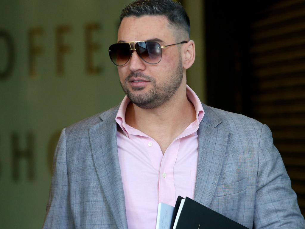 Salim Mehajer is suffering from a back injury, a court has heard. Picture: Damian Shaw