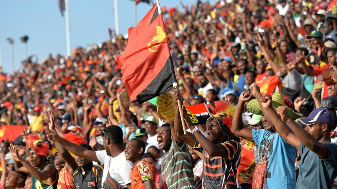 PNG Prime Minister James Marape has bet his life that there will be no security concerns for NRL players who decide to join the league’s newest team. Picture: Bradley Kanaris/Getty Images