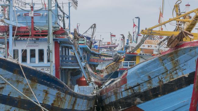 People smugglers sell the idea that the journey will be safe and somewhat luxurious, in reality it’s a living hell. Picture: Ardiles Rante/ News Corp Australia