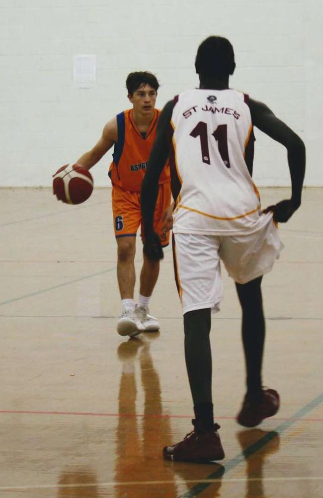 Marist College Ashgrove guard Paul Stachotta.