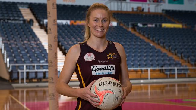 Matrics wing defence Emily Burgess has returned to Premier League netball after more than 1000 days on the sidelines following two knee reconstructions. Picture: Alex Aleshin