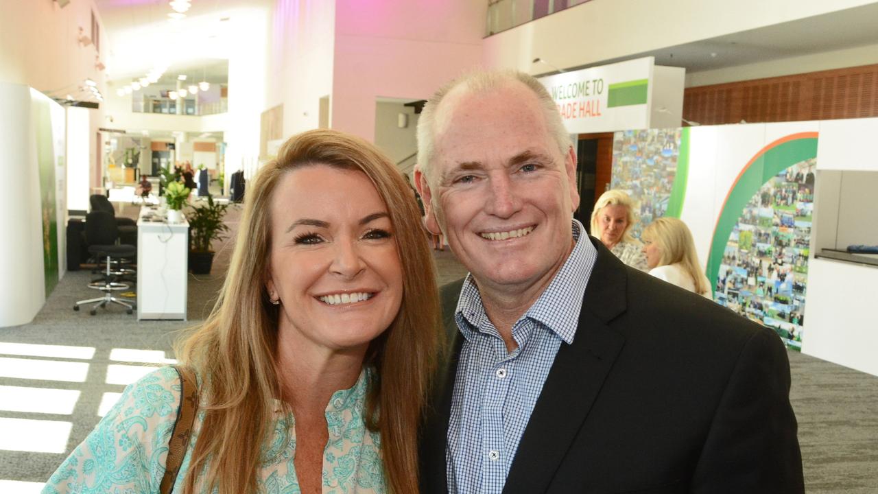 Belinda Dawes and Dean Gould at GC Women in Business Awards at GCCEC, Broadbeach. Pic: Regina King