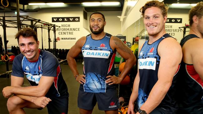 Waratahs trio Nick Phipps, Sekope Kepu and Michael Hooper will bring up 100 caps against the Brumbies on Saturday.