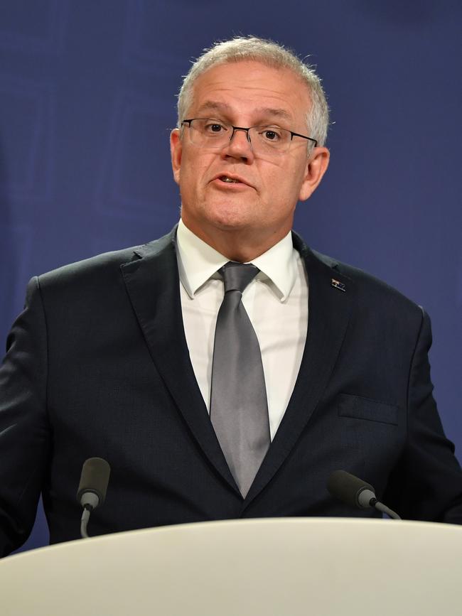 Prime Minister Scott Morrison. Picture: NCA NewsWire/Joel Carrett