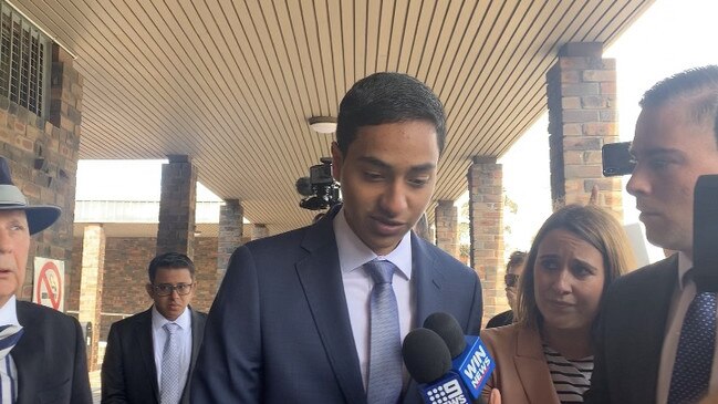 Abdullah Hakami leaves Port Kembla Court on September 25. Pic: Madeline Crittenden.