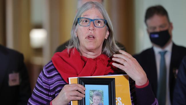 Jasmine Payget lost her son Rian in 2004 when their family car was hit by a truck. Now she’s joined the TWU to call for industry-wide reform. Picture: NCA NewsWire / Gary Ramage