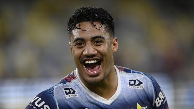 Murray Taulagi will make his Origin debut in Perth. Picture: Ian Hitchcock/Getty