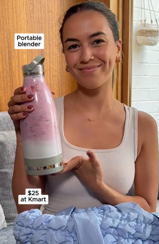 This Kmart smoothie maker is flying off the shelves. Picture: TikTok