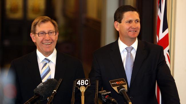 Springborg with Bruce Flegg.