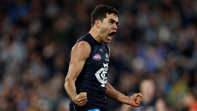 Jack Martin will return for the Blues against Brisbane. Picture: Michael Willson/AFL Photos via Getty Images