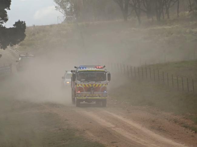 The scene of the fatal plane crash near Queanbeyan. Picture: OnScene ACT