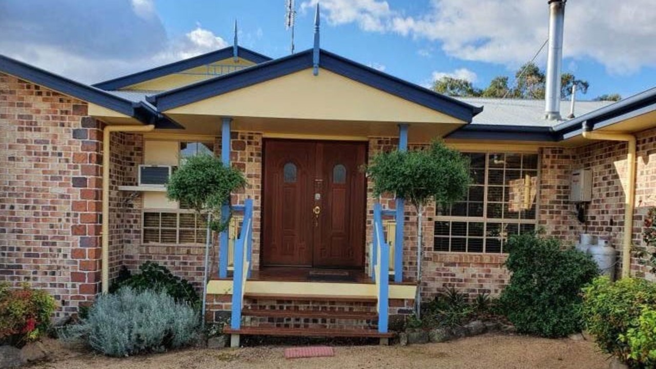 There are five bedrooms and four bathrooms in this massive home in Stanthorpe, set in the Southern Downs region. Picture: realestate.com.au