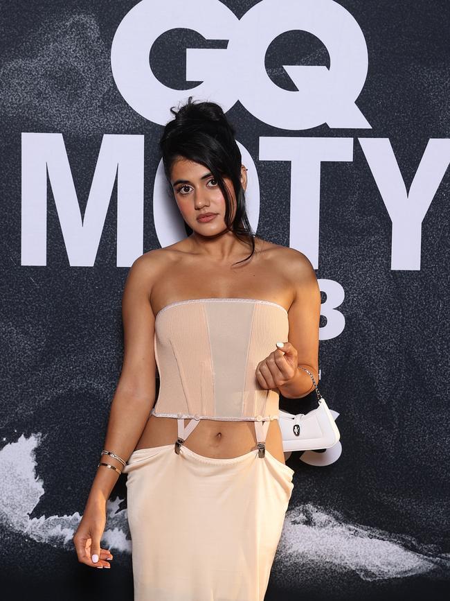 Heartbreak High actor Ayesha Madon attends the GQ Australia Men Of The Year Awards. Picture: Getty.