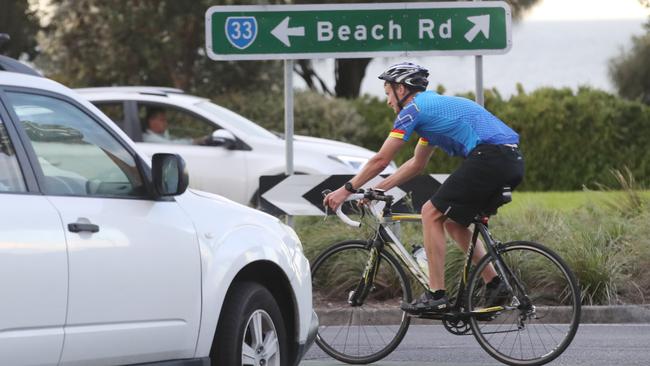 Beach Rd is touted on cycling websites as a “Mecca” for riders. Picture: David Crosling