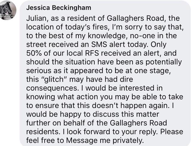 Local resident Jessica Beckingham is wanting answers from her local MP. Picture: Supplied