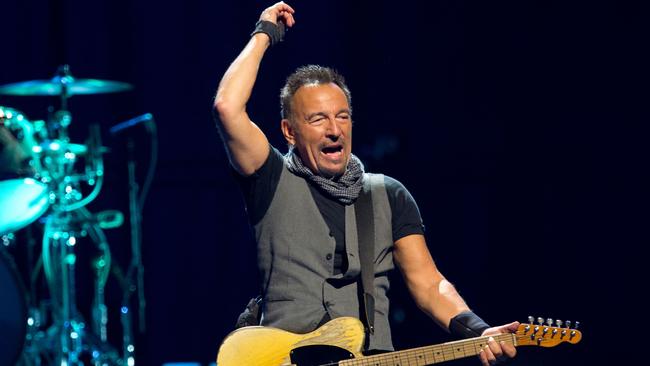 Bruce Springsteen has long been on the mosted wanted list for the AFL grand final. Picture: AFP