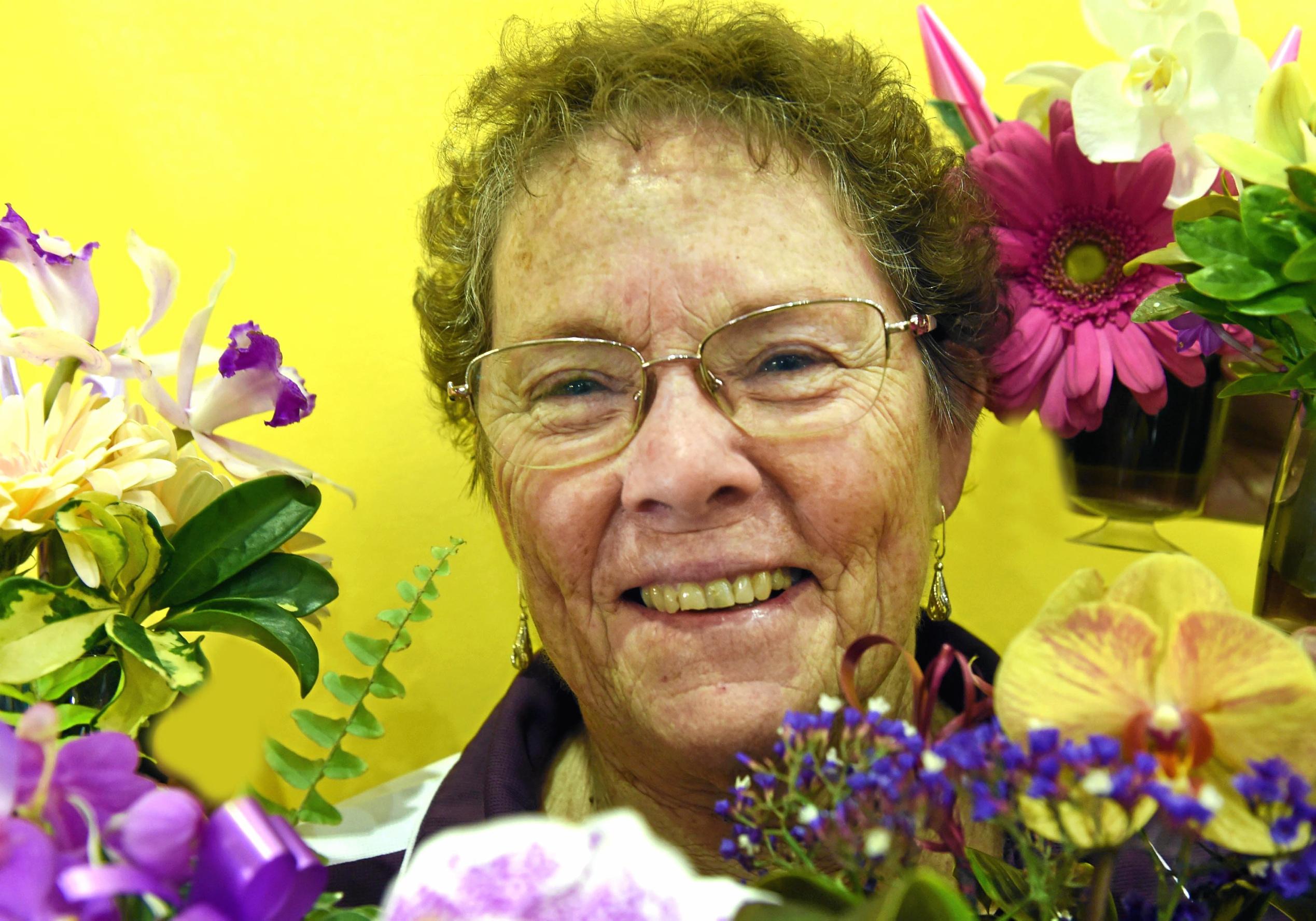 Hervey Bay Spring Orchid & Garden Spectacular - Carol Jenkins from the Hervey Bay Orchid Society. Picture: Cody Fox